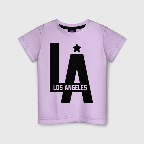 Детская футболка Los Angeles Star / Лаванда – фото 1
