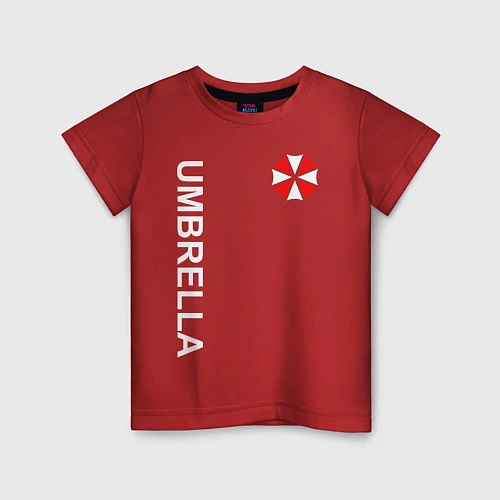 Детская футболка UMBRELLA CORP / Красный – фото 1