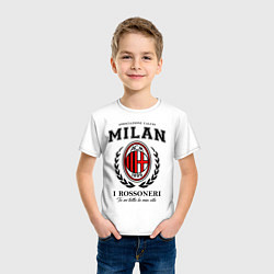 Футболка хлопковая детская Milan: I Rossoneri, цвет: белый — фото 2
