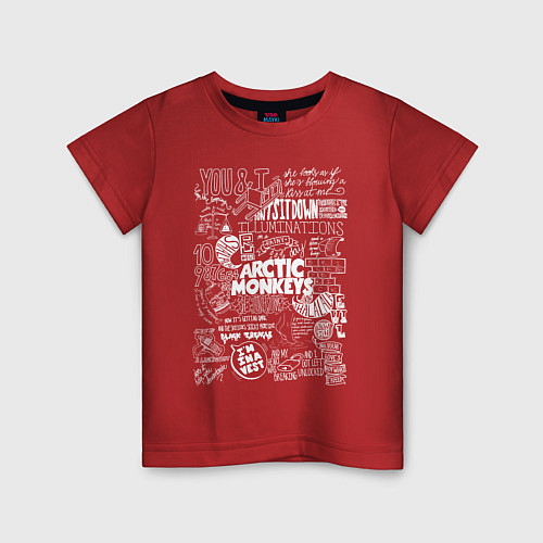 Детская футболка Arctic Monkeys: I'm in a Vest / Красный – фото 1