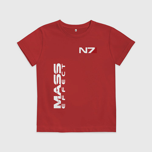 Детская футболка MASS EFFECT N7 / Красный – фото 1