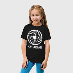 Футболка хлопковая детская Kasabian: Symbol, цвет: черный — фото 2