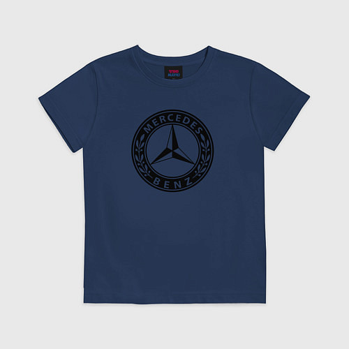 Детская футболка MERCEDES-BENZ: Classic / Тёмно-синий – фото 1