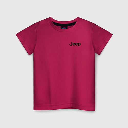 Детская футболка JEEP / Маджента – фото 1