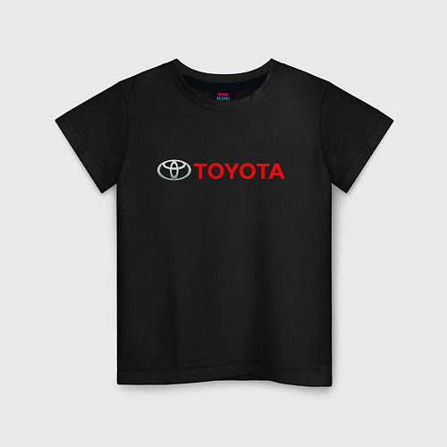 Детская футболка TOYOTA / Черный – фото 1