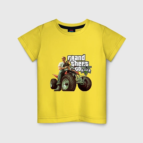 Детская футболка GTA V: Trevor / Желтый – фото 1