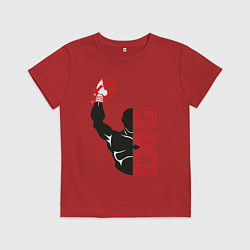 Футболка хлопковая детская Boxing, цвет: красный