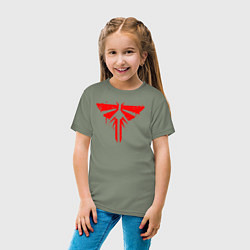 Футболка хлопковая детская THE LAST OF US, цвет: авокадо — фото 2