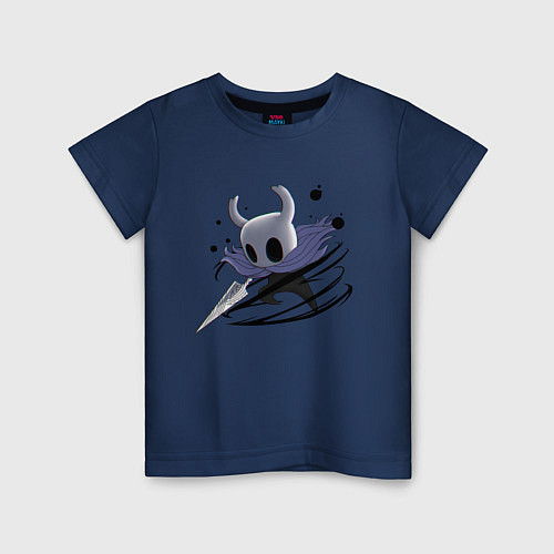 Детская футболка Hollow Knight / Тёмно-синий – фото 1