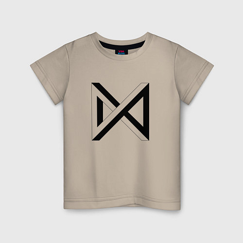 Детская футболка MONSTA X / Миндальный – фото 1