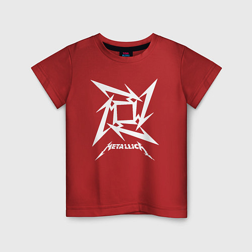 Детская футболка METALLICA / Красный – фото 1