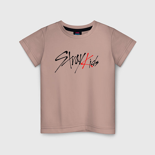 Детская футболка STRAY KIDS FELIX / Пыльно-розовый – фото 1