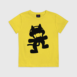 Футболка хлопковая детская MONSTERCAT, цвет: желтый