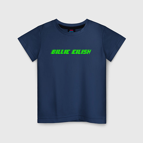 Детская футболка BILLIE EILISH / Тёмно-синий – фото 1