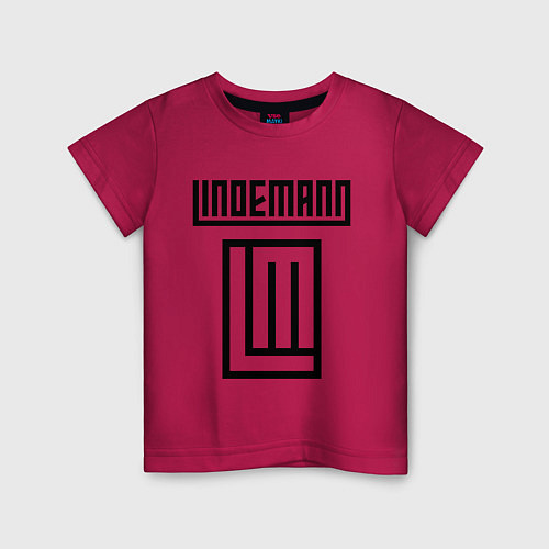 Детская футболка LINDEMANN / Маджента – фото 1