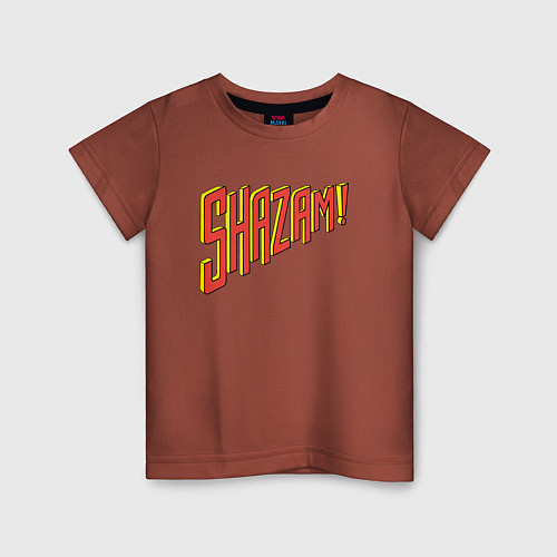 Детская футболка Shazam / Кирпичный – фото 1