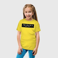 Футболка хлопковая детская Television Series Friends, цвет: желтый — фото 2