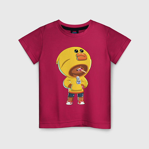 Детская футболка BRAWL STARS SALLY LEON / Маджента – фото 1