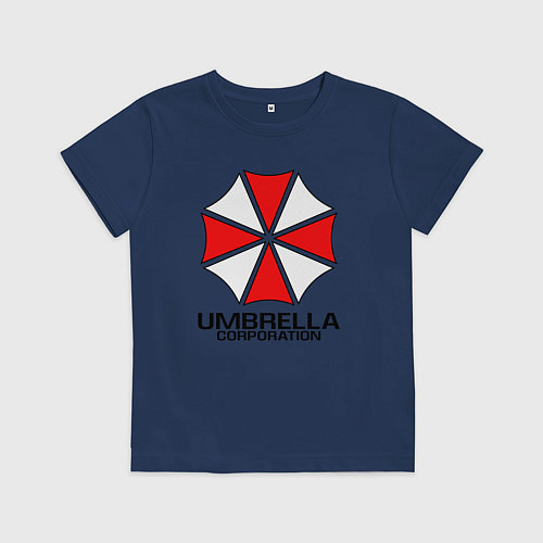 Детская футболка UMBRELLA CORP / Тёмно-синий – фото 1