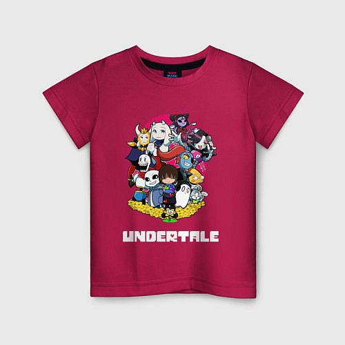 Детская футболка UNDERTALE / Маджента – фото 1