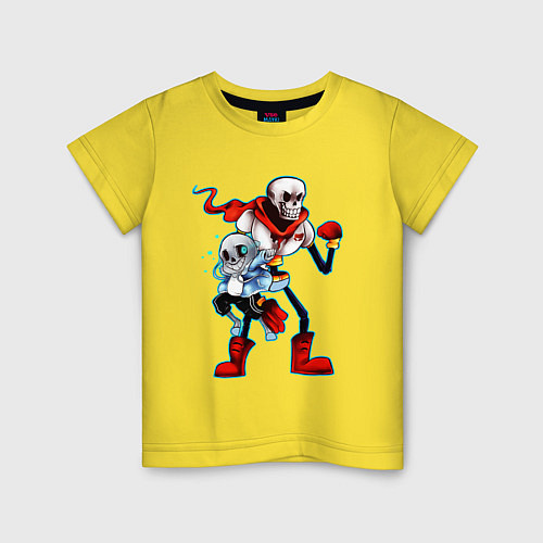 Детская футболка UNDERTALE / Желтый – фото 1