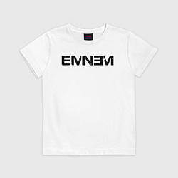 Футболка хлопковая детская EMINEM, цвет: белый
