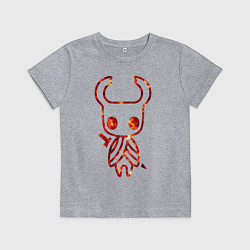 Футболка хлопковая детская Hollow Knight, цвет: меланж