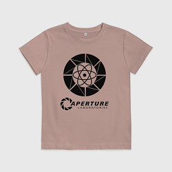 Футболка хлопковая детская PORTAL, цвет: пыльно-розовый