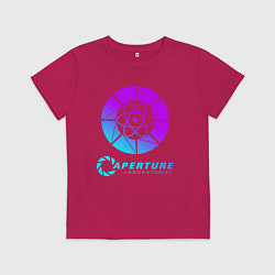 Футболка хлопковая детская PORTAL, цвет: маджента