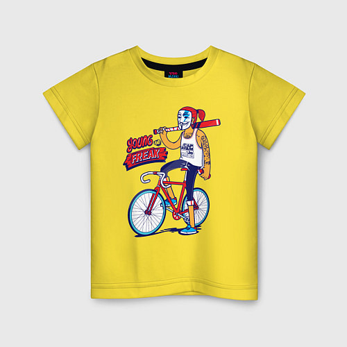 Детская футболка Young & Freak / Желтый – фото 1