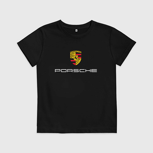 Детская футболка PORSCHE / Черный – фото 1