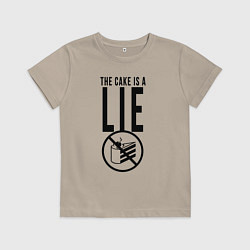 Футболка хлопковая детская PORTAL, цвет: миндальный