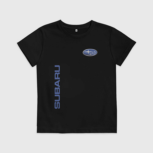 Детская футболка SUBARU / Черный – фото 1