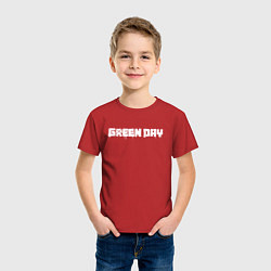 Футболка хлопковая детская GreenDay, цвет: красный — фото 2