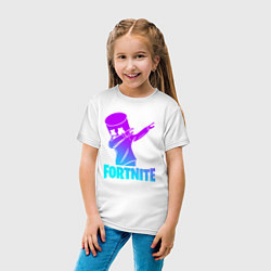 Футболка хлопковая детская FORTNITE X MARSHMELLO, цвет: белый — фото 2