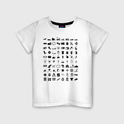 Футболка хлопковая детская Путешественник вне рамок81, цвет: белый