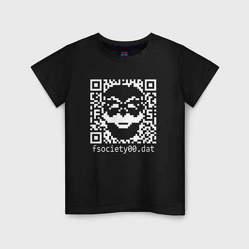 Детская футболка MRROBOT / Черный – фото 1