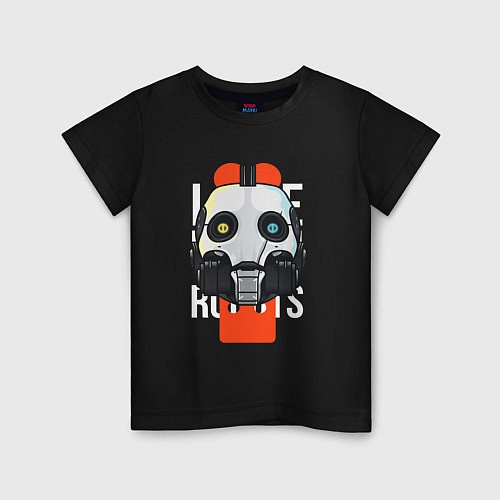 Детская футболка LOVE DEATH ROBOTS LDR / Черный – фото 1