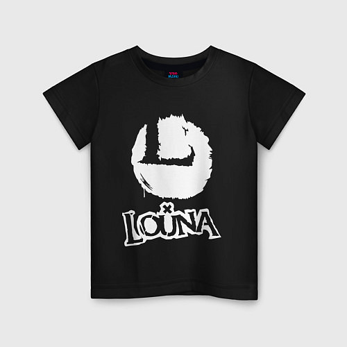 Детская футболка Louna / Черный – фото 1
