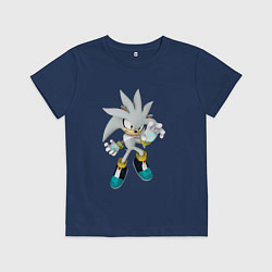 Футболка хлопковая детская SONIC, цвет: тёмно-синий