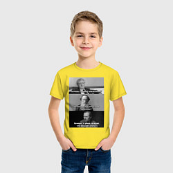 Футболка хлопковая детская Хочешь? Земфира, цвет: желтый — фото 2