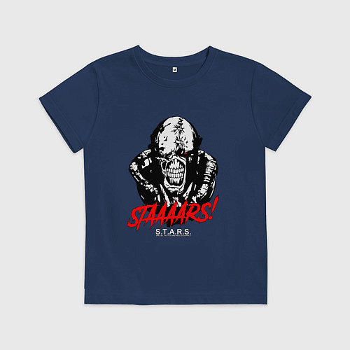 Детская футболка STAAAAARS! / Тёмно-синий – фото 1