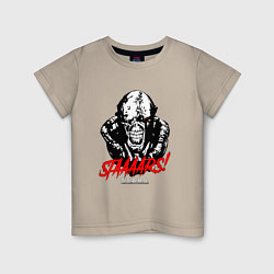 Футболка хлопковая детская STAAAAARS!, цвет: миндальный