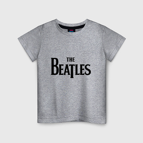 Детская футболка The Beatles / Меланж – фото 1