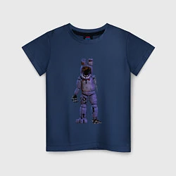 Футболка хлопковая детская Five Nights At Freddys, цвет: тёмно-синий