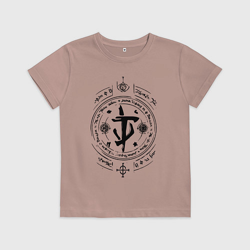 Детская футболка Doom Eternal / Пыльно-розовый – фото 1