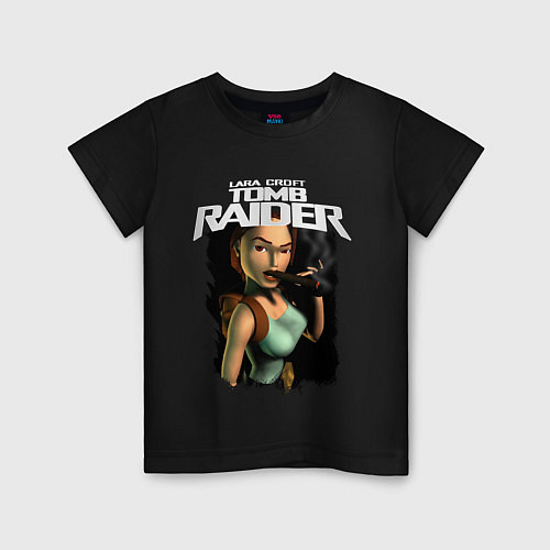 Детская футболка TOMB RAIDER / Черный – фото 1