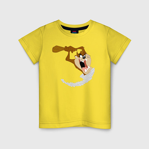 Детская футболка Таз / Желтый – фото 1