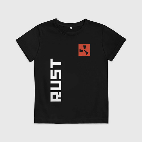 Детская футболка RUST / Черный – фото 1