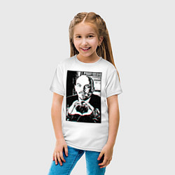 Футболка хлопковая детская Ленин Oko, цвет: белый — фото 2